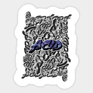 Acid pattern Sticker